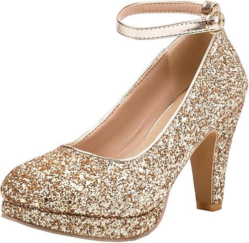 Damen glitzer pumps - glitzer, mit