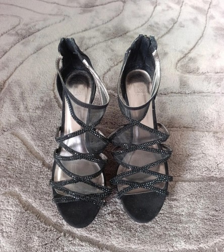High heels schwarz glitzer - high,