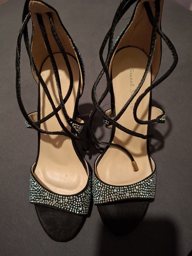Schwarze glitzer schuhe 37 - glitzer,