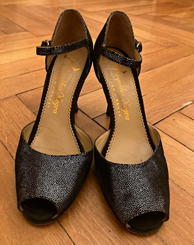 Tangoschuhe peep toe leder - tangoschuhe,,