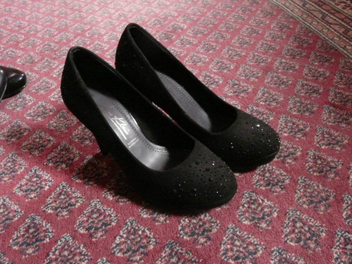 Neu damen pumps schwarz - schwarz, jane